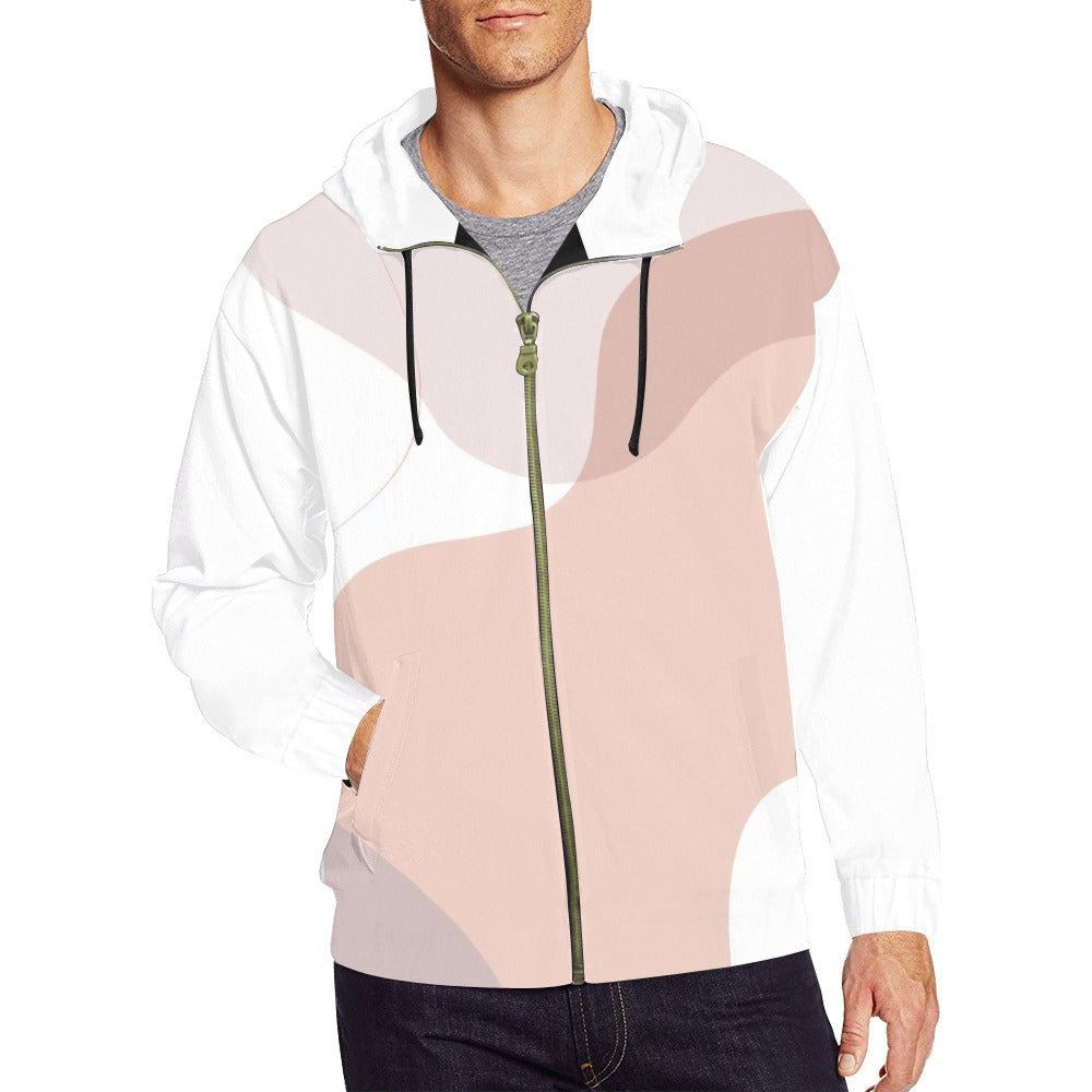 Urban-Style All Over Print Full Zip Hoodie