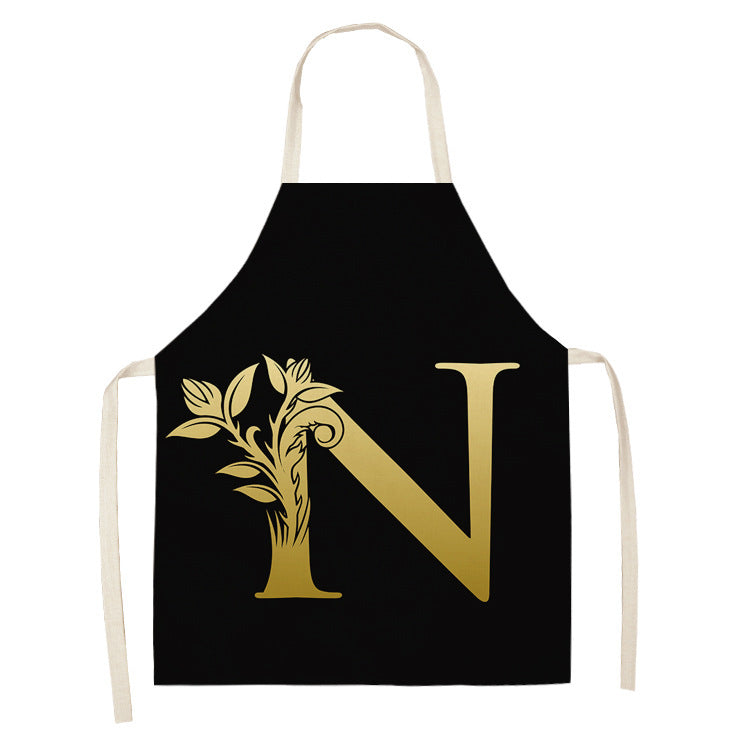 Letter Series Apron