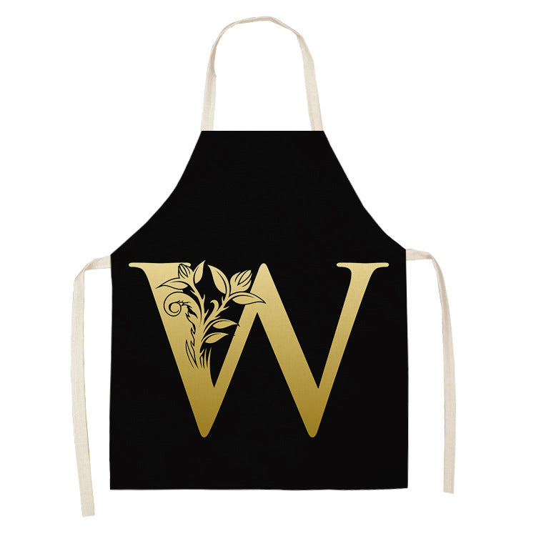 Letter Series Apron