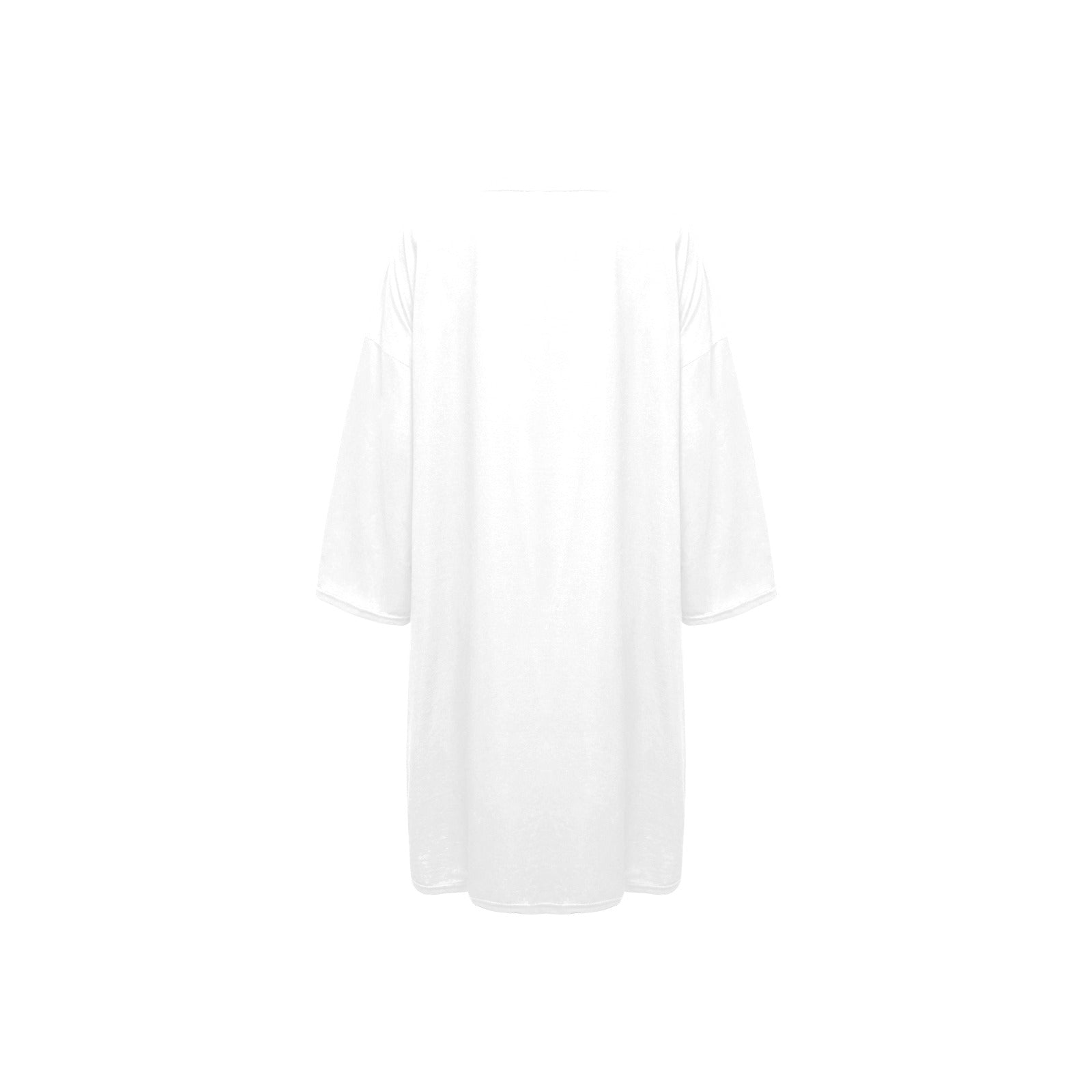 Oversized Sleep Tee (T74) Floral Design